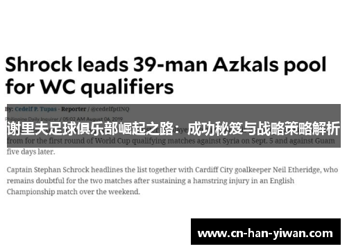 谢里夫足球俱乐部崛起之路：成功秘笈与战略策略解析