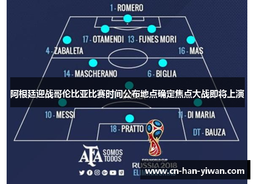 阿根廷迎战哥伦比亚比赛时间公布地点确定焦点大战即将上演 阿根廷迎战哥伦比亚比赛时间公布地点确定焦点大战即将上演